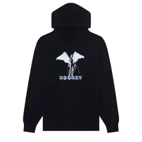 HOCKEY ANGEL HOODIE BLACK