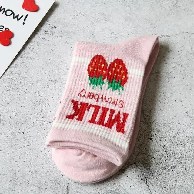 Japanese Cute Milk Socks
