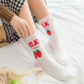 Japanese Cute Milk Socks