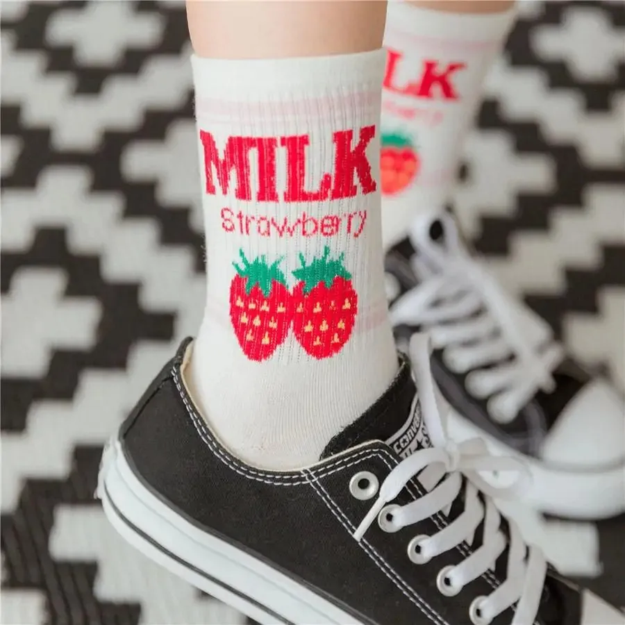 Japanese Cute Milk Socks