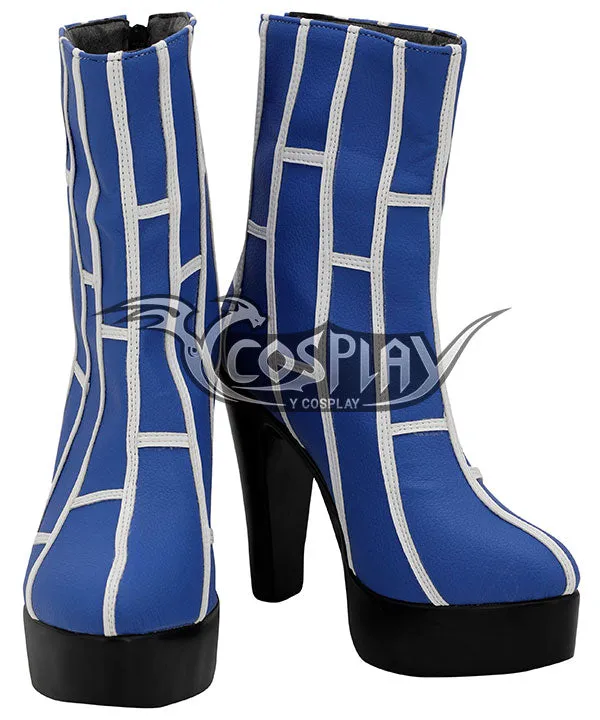 Jojo'S Bizarre Adventure：Stone Ocean Cujoh Jolyne Blue Cosplay Boots