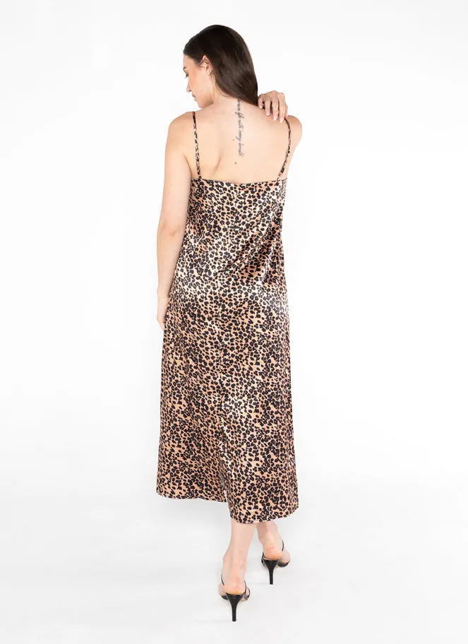Long Satin Slip Dress