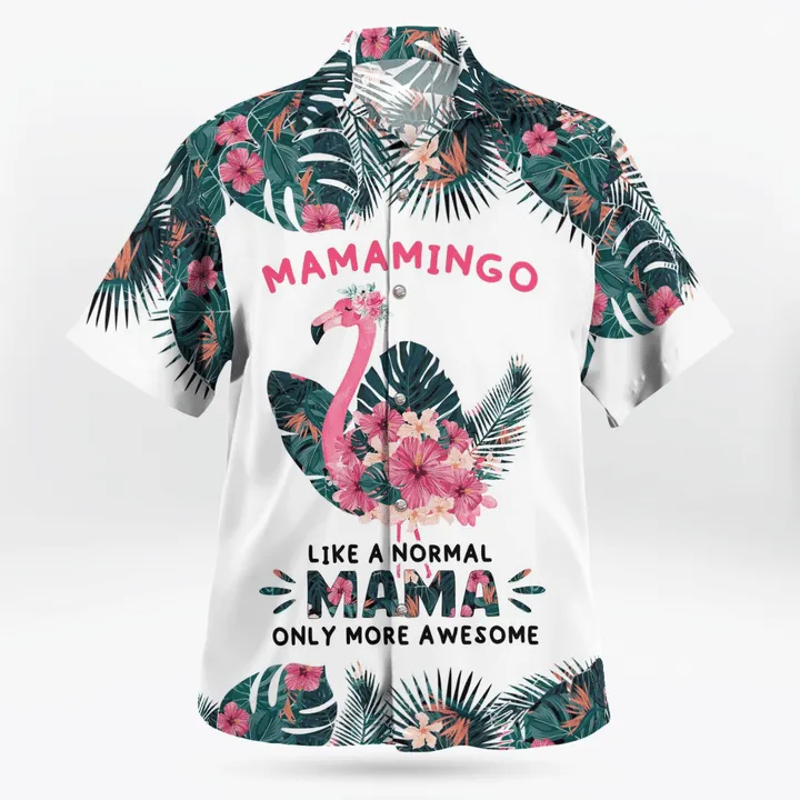 Mamamingo Hawaiian Shirt, Mother's day Hawaii shirt, Mom shirt, Gift for Mom