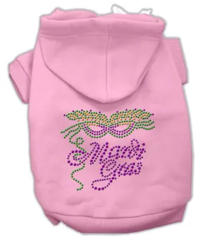 Mardi Gras Rhinestud Hoodies Pink Xs (8)