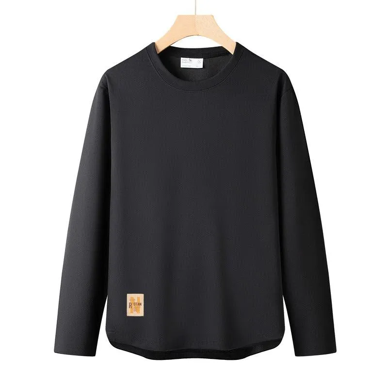Men's Round Neck Air Layer Sweaters Menswear Youth Fashion Casual All-matching Hoodie