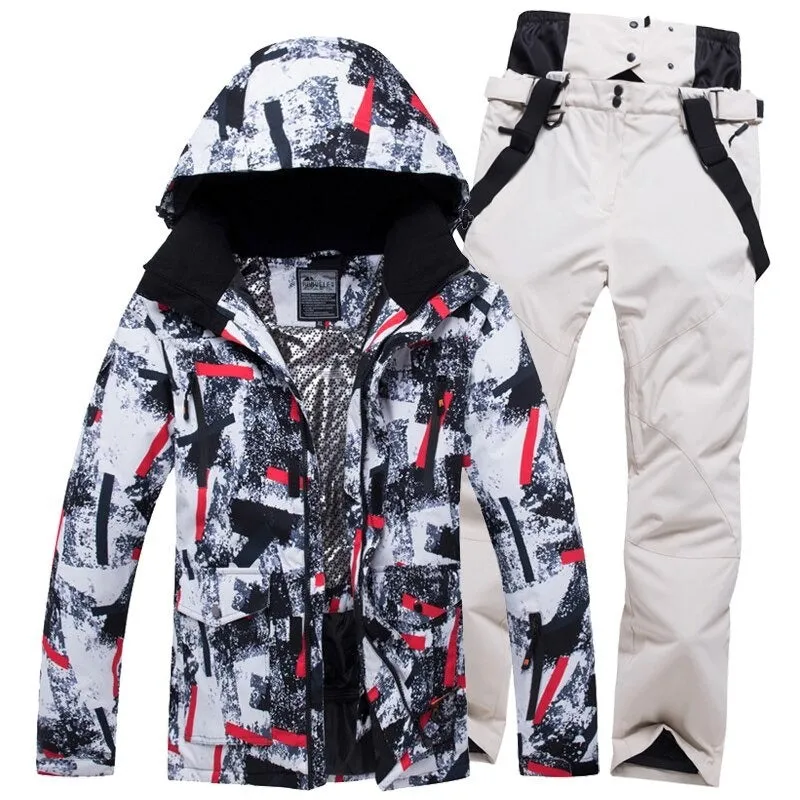 Outdoor Sports Snow Jackets Snowboarding Set