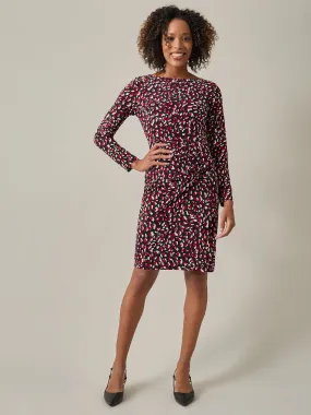 Petite Side Pleat Dress, Everyday Knit