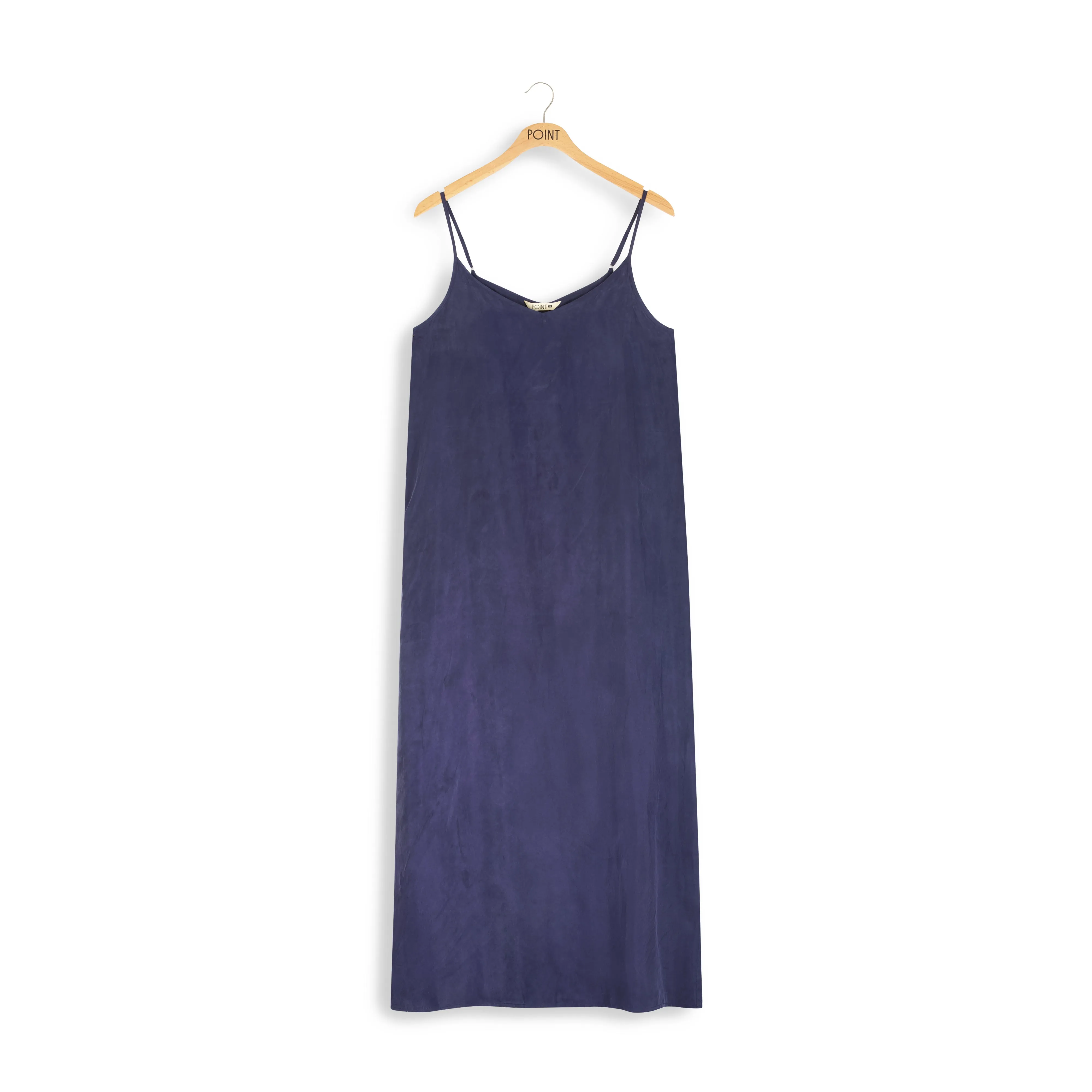 point maxi length v-neck slip dress