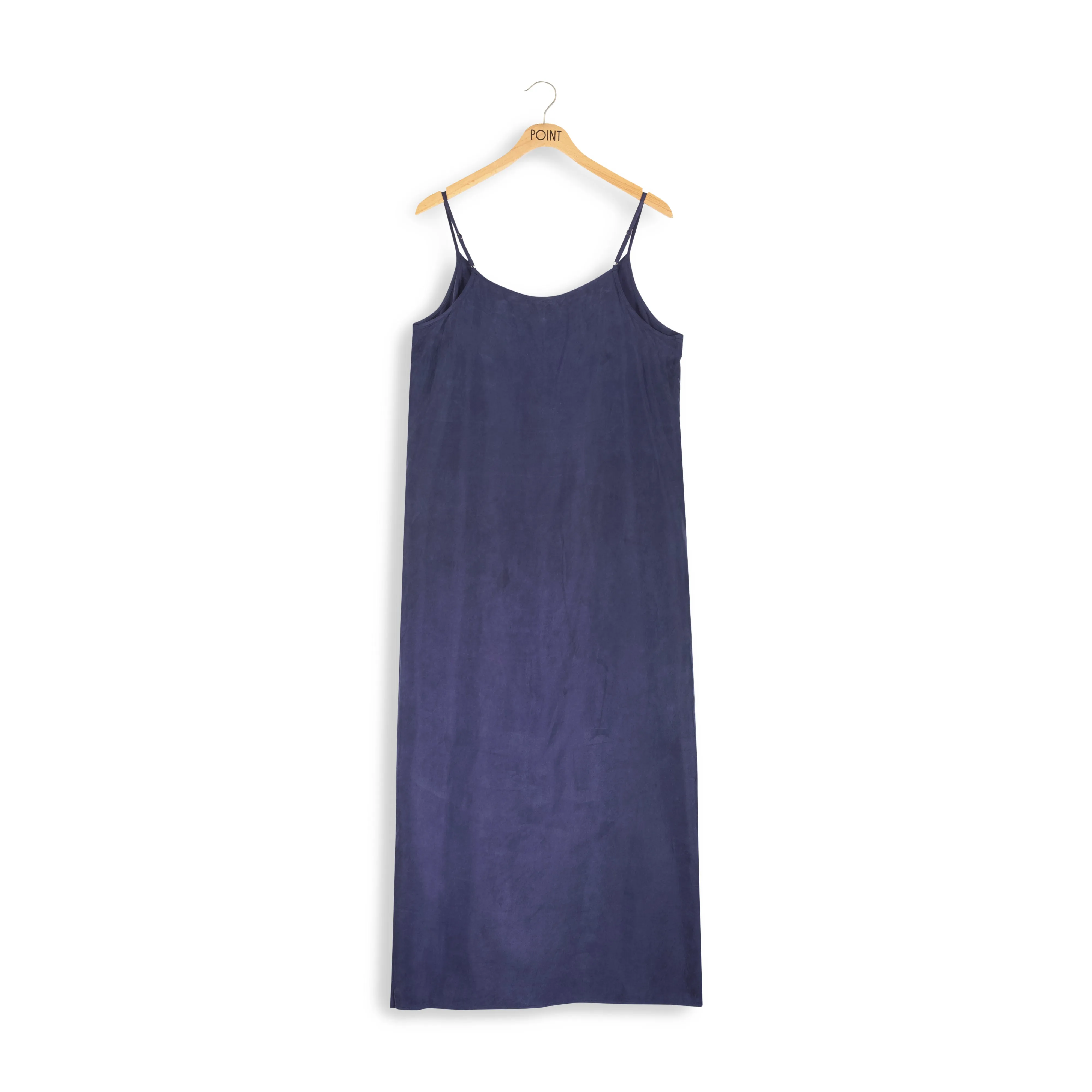 point maxi length v-neck slip dress