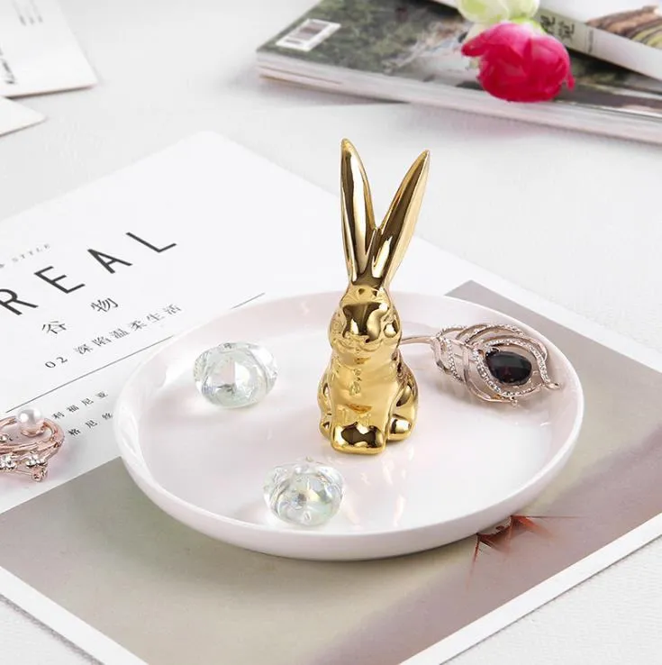 Qfdian Animal Figurine Elegance Trinket Dish