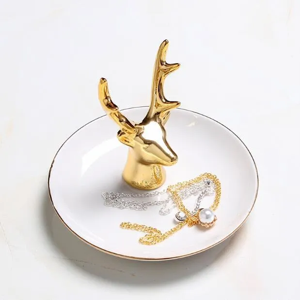 Qfdian Animal Figurine Elegance Trinket Dish