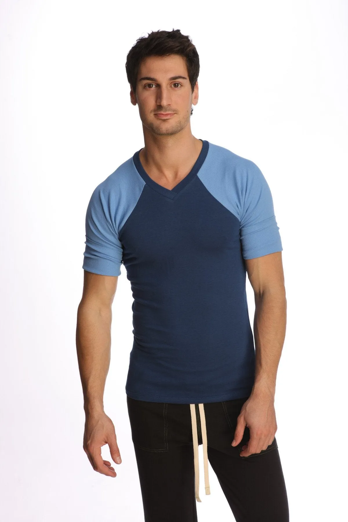 Raglan Virtual Crew Neck (Royal Blue)