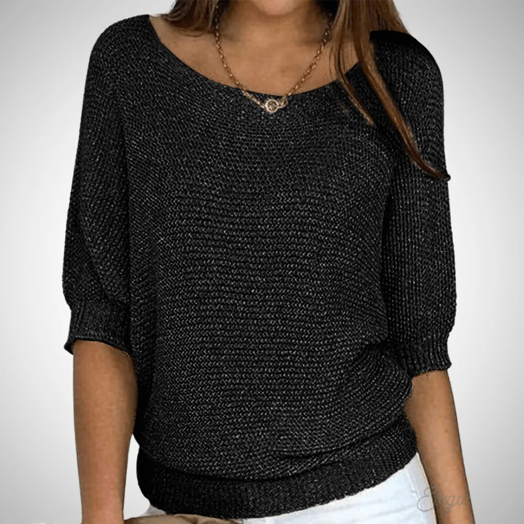 Sapphire Breezy Knit Sweater