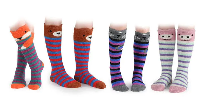 Shires Animal Fluffy Socks