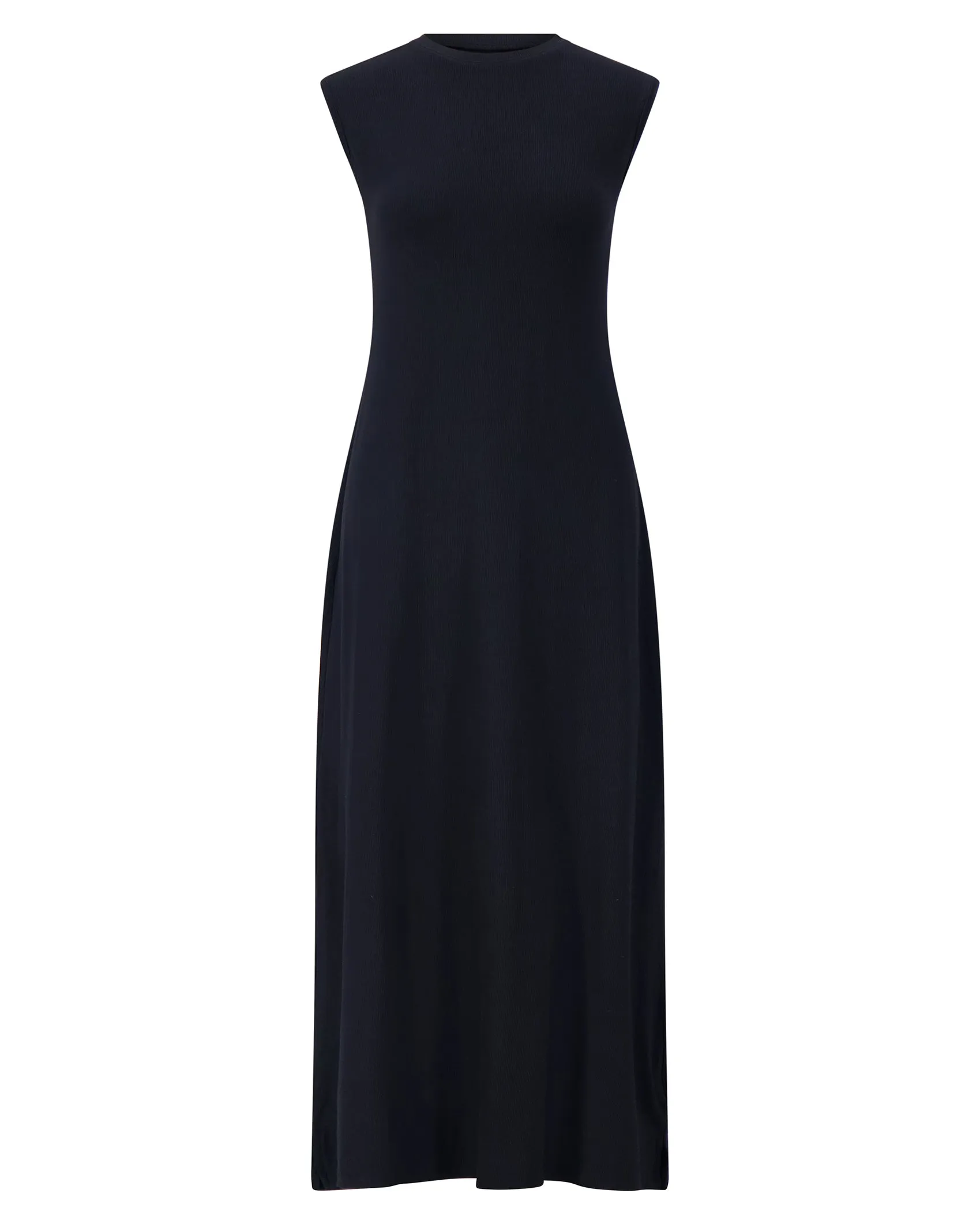 Sleeveless Rib Maxi Dress