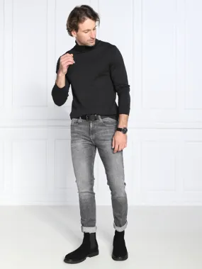 Smooth Cotton Ls Roll Neck