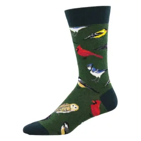 Sock Smith Cotton Bird Is The World Crew Socks (Women's)