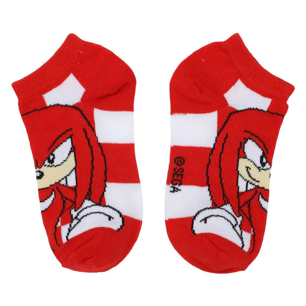 Sonic the Hedgehog Characters Youth 6 Pack Ankle Socks