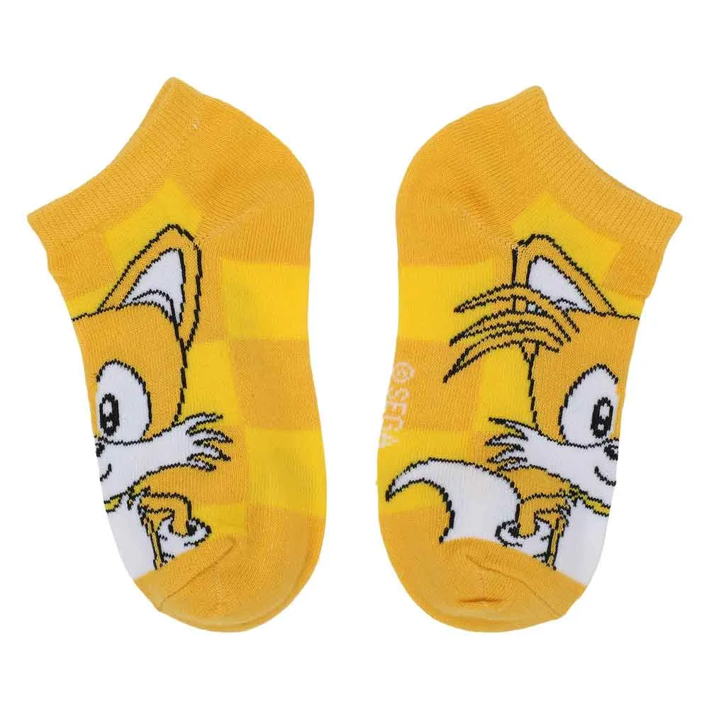 Sonic the Hedgehog Characters Youth 6 Pack Ankle Socks
