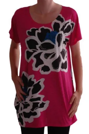 Tabitha Long Floral Tunic Tops