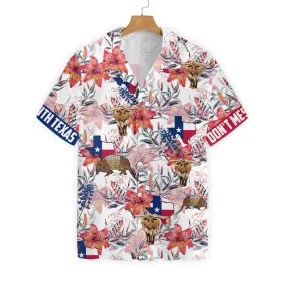 Texas Hawaiian Shirt Bluebonnet Longhorn, Hawaiian shirts for men, Women