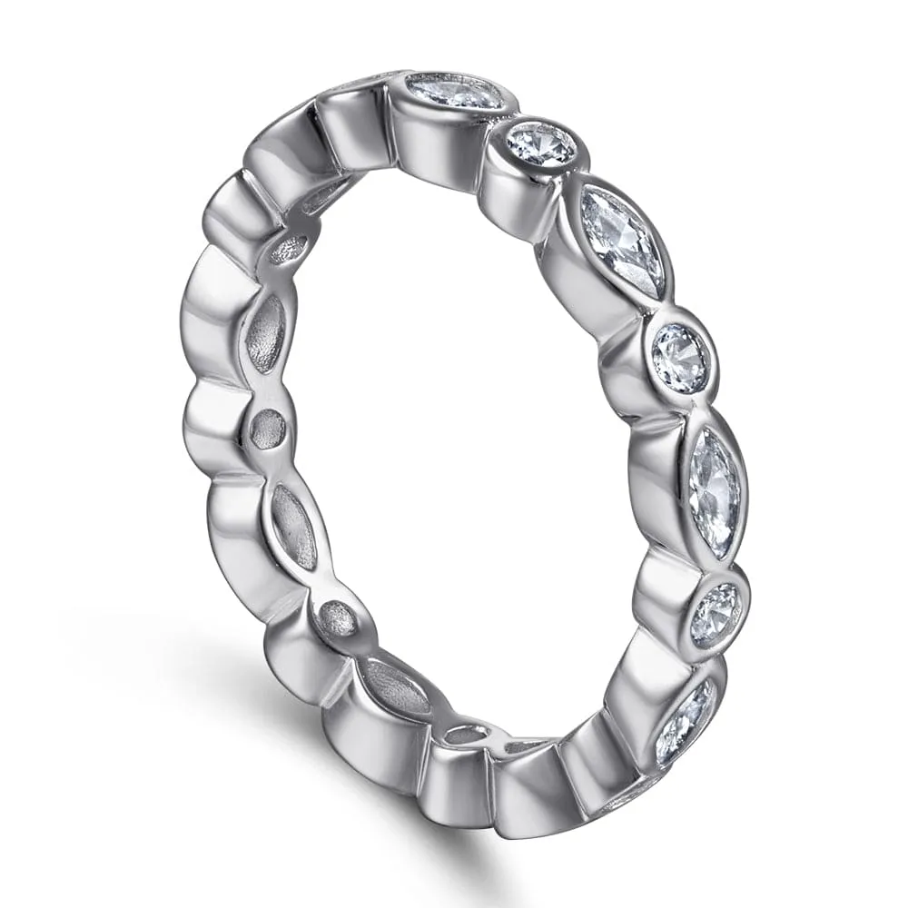 The Forever ring in silver