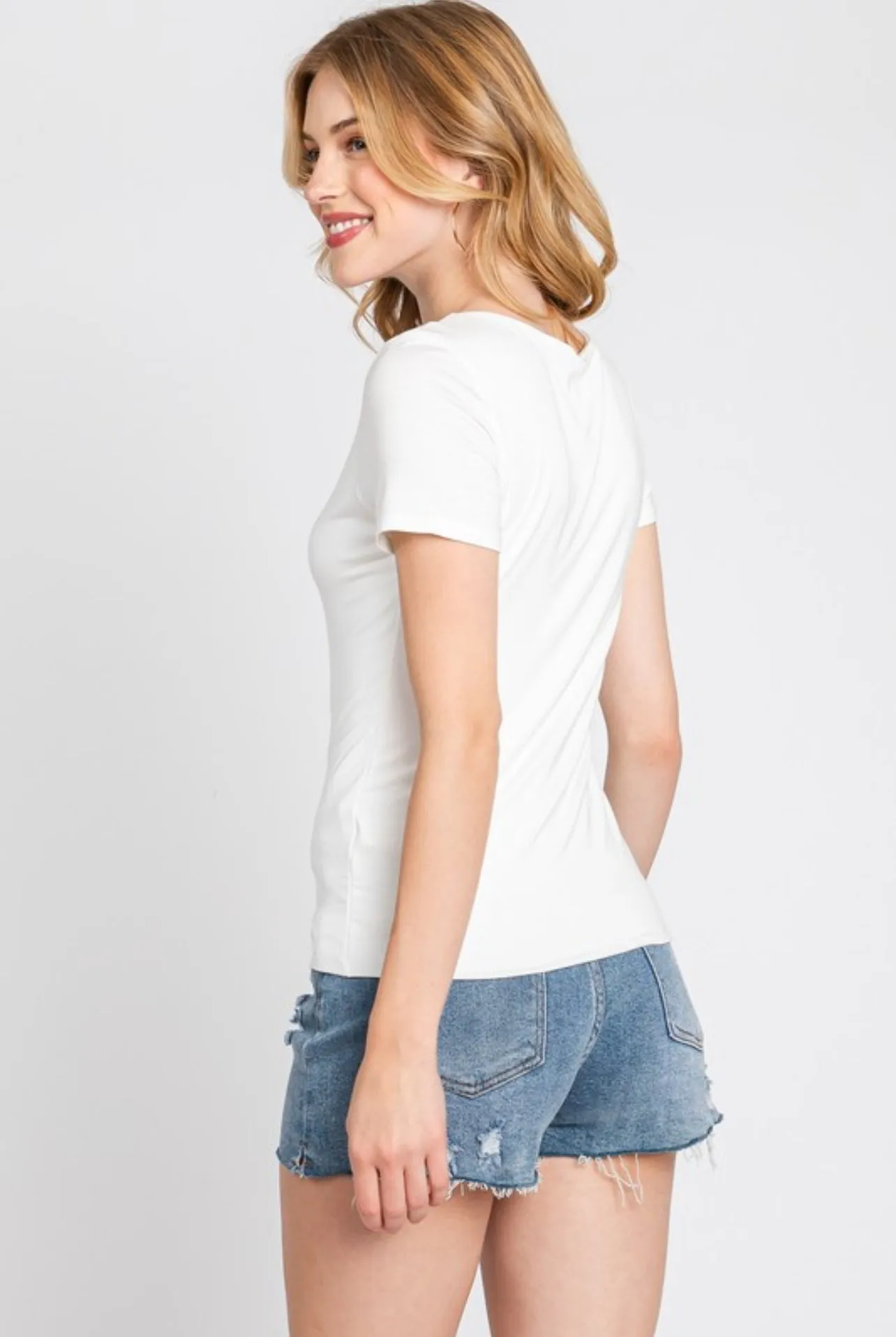 White Everyday Top