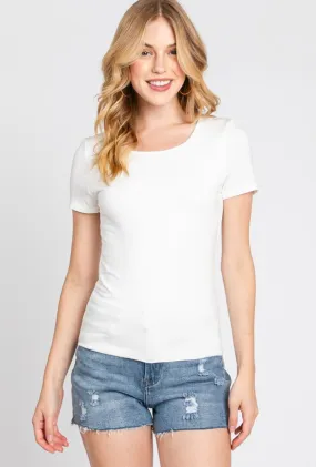White Everyday Top