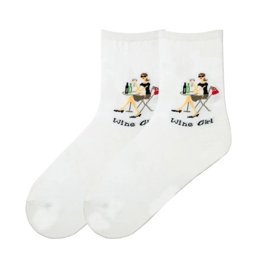 Wine Girl Socks – Women's Crew Sock