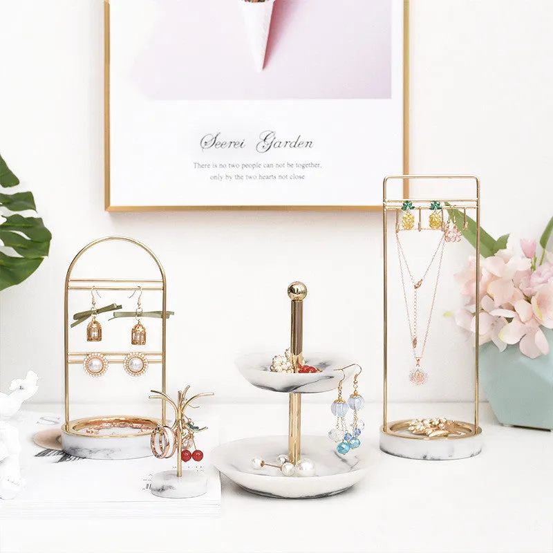 Yeknu Elegance Golden Jewelry Storage