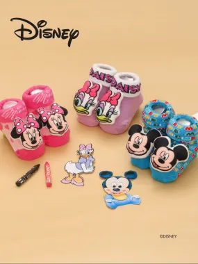 Yellow Bee Disney 3D Socks Trio – Mickey & Minnie Mouse and Daisy Duck For Boys & Girls